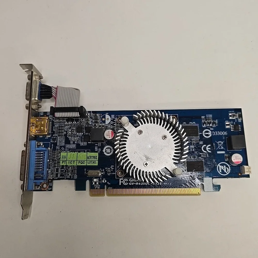 Gigabyte ATI Radeon HD 4350 GV-R4350C-512I 512MB Video‎ Graphics Card